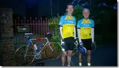 Me and Dad, about to head for the start at Unley