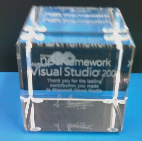 Visual Studio crystal cube
