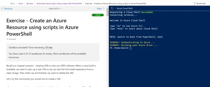 Azure cloud shell