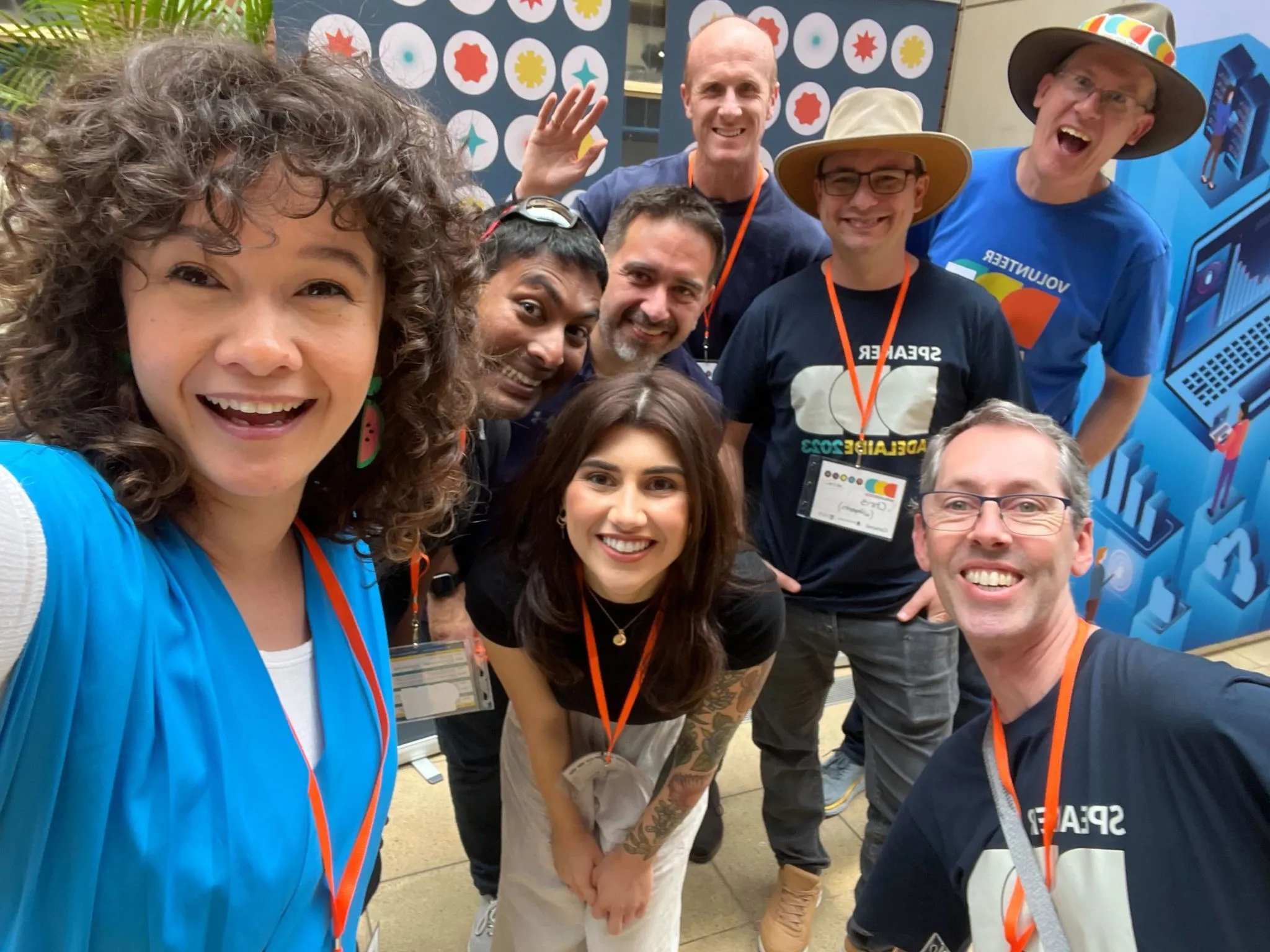 SixPivot colleagues at DDD - Sammy, Thushan, Vic, Darren, Dylan, Chris, Shaw and David