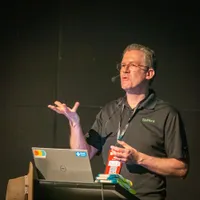 David speaking at DDD Brisbane 2024
