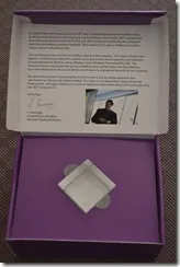 Visual Studio Thank You box opened