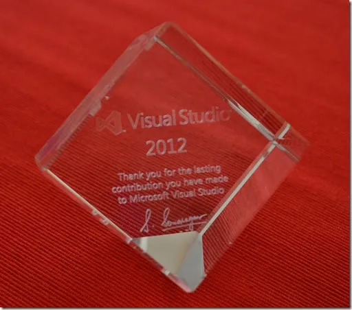 Visual Studio 2012 Crystal Cube