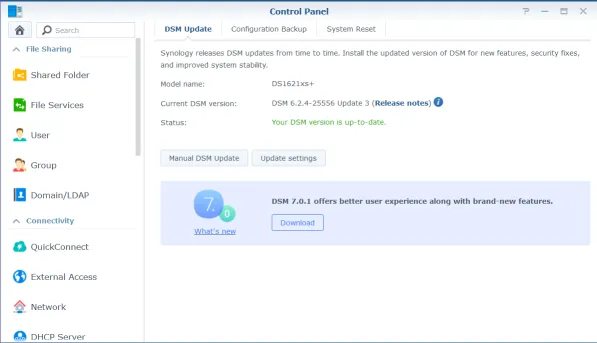 DSM 7 Update