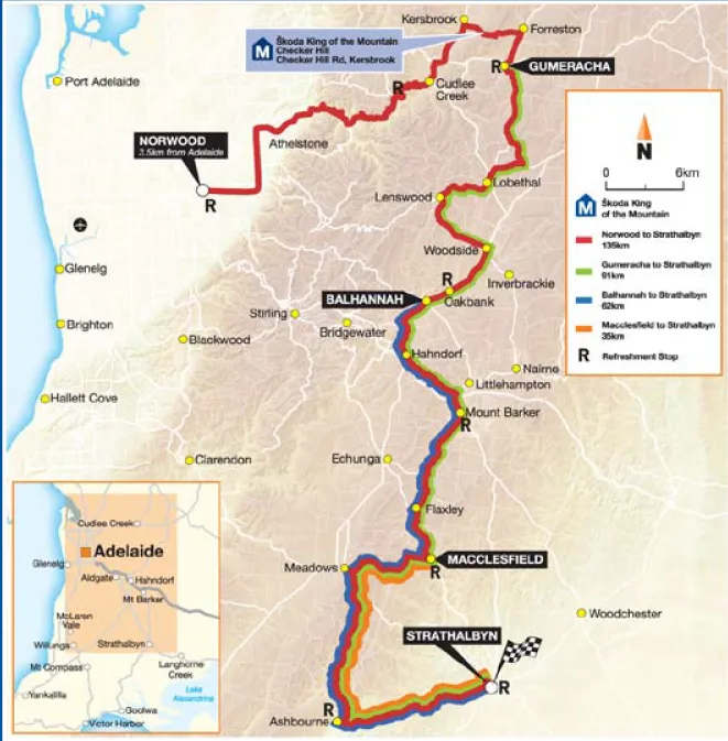 map of route