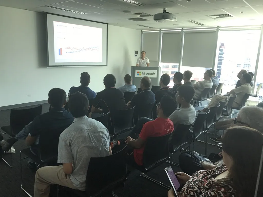 Adam Cogan presenting