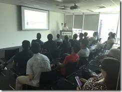 Adam Cogan presenting
