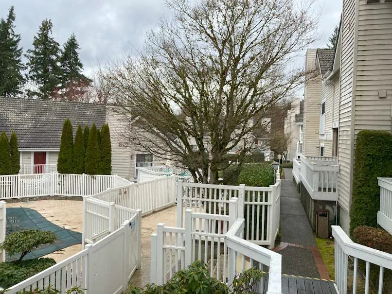 View between Residence Inn houses