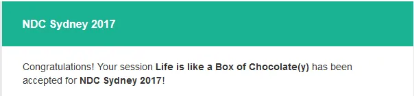 Congratulations message