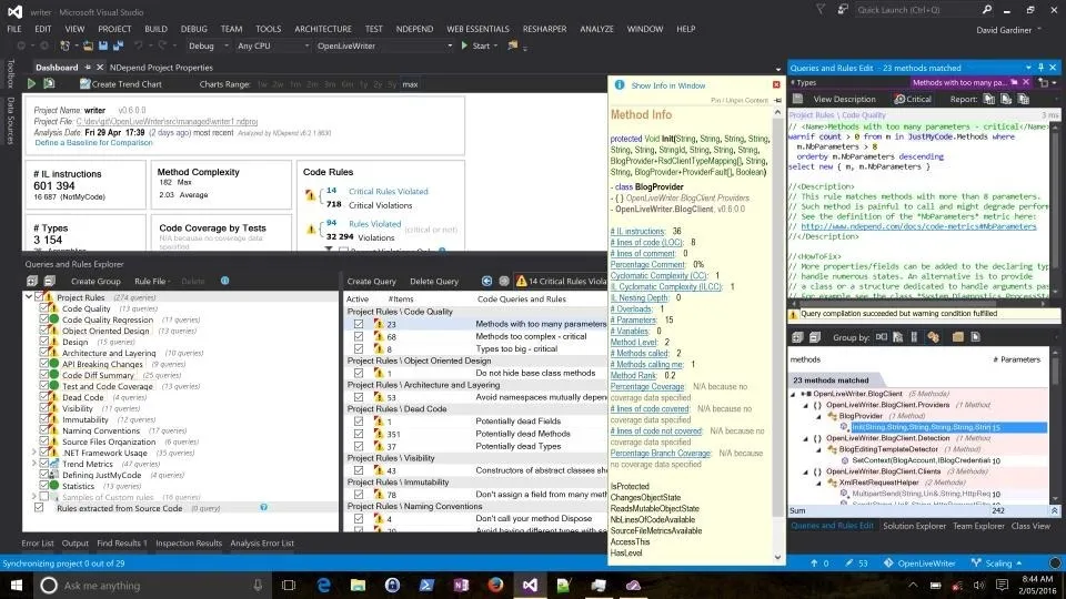 NDepend Queries and Rules Edit