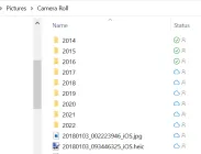 OneDrive file listing