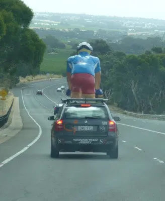 Riding home