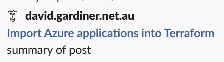 Example showing placeholder text was not changed