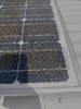 Broken solar panel