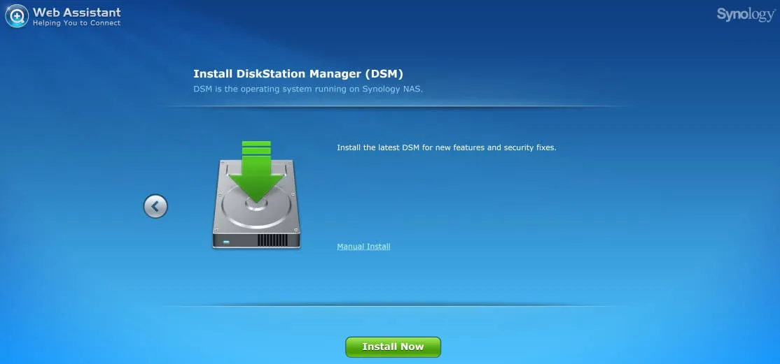 Install DSM screen
