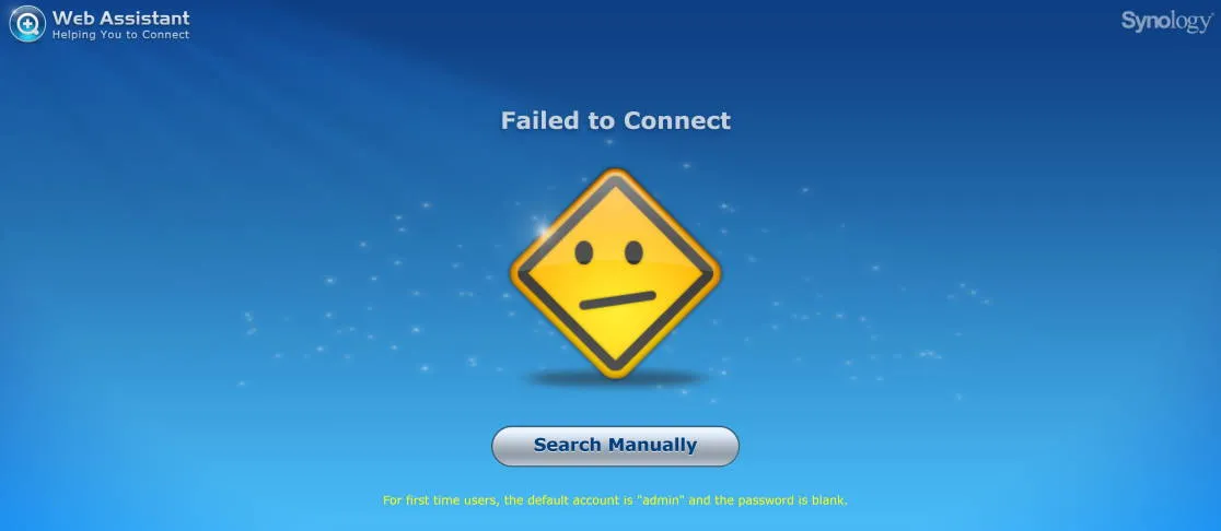 Failed to connect