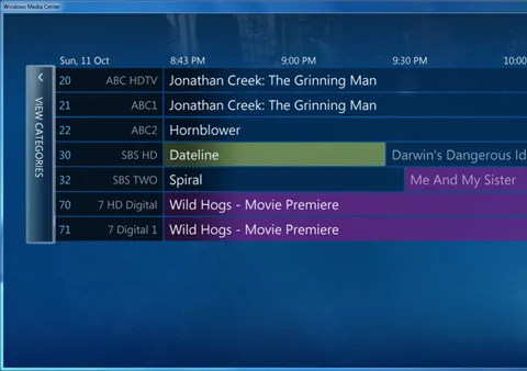 Windows 7 TV Guide