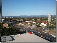 View from motel room