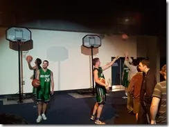 Shooting hoops