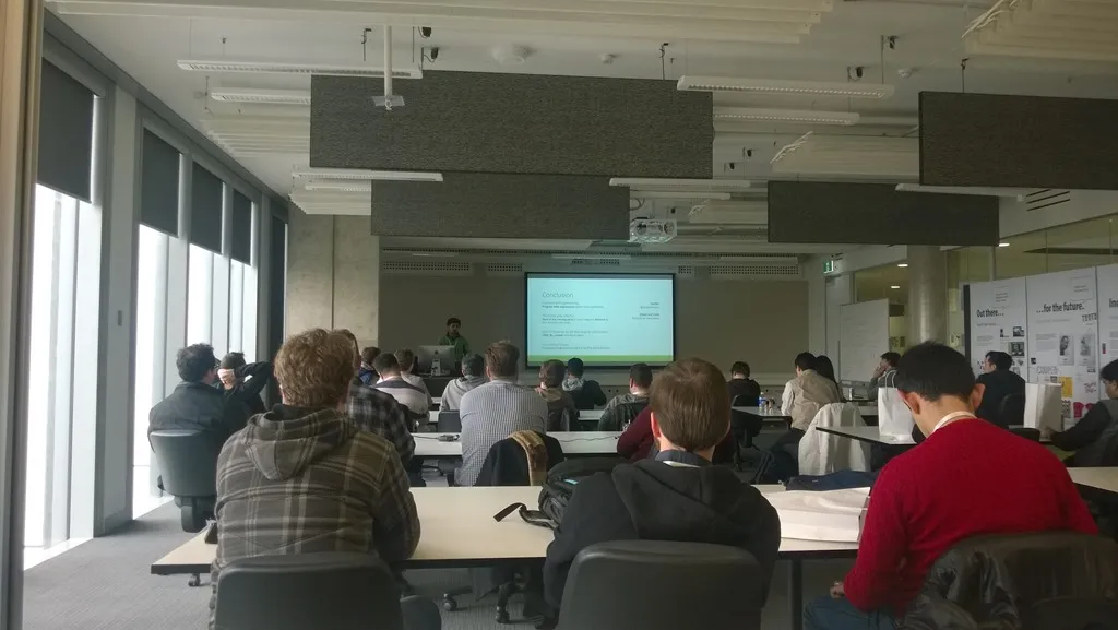 Daniel presenting
