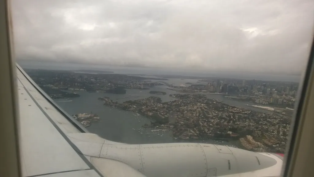 Cloud view of Sydney Harbour