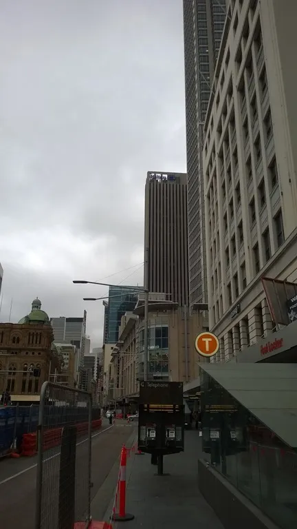George St looking towards Hilton Hotel