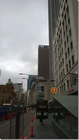 George St looking towards Hilton Hotel