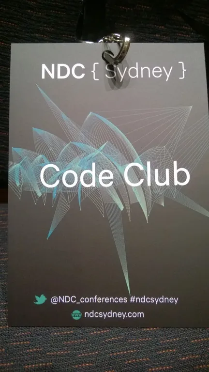 Code Club registration badge