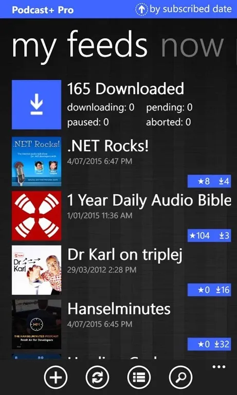 Podcast+ Pro app screenshot