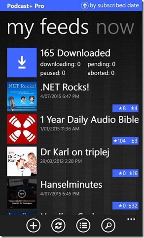 Podcast+ Pro app screenshot