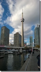 Toronto skyline, including CN Tower
