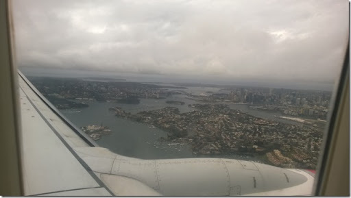 Cloud view of Sydney Harbour