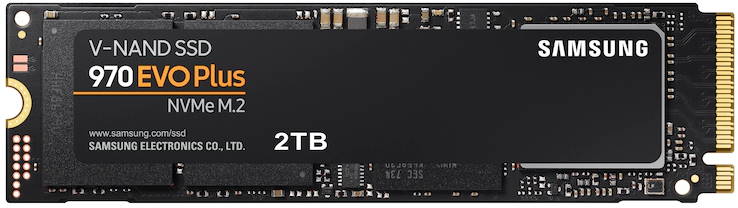 Samsung 970 EVO Plus SSD NVMe M.2 2TB