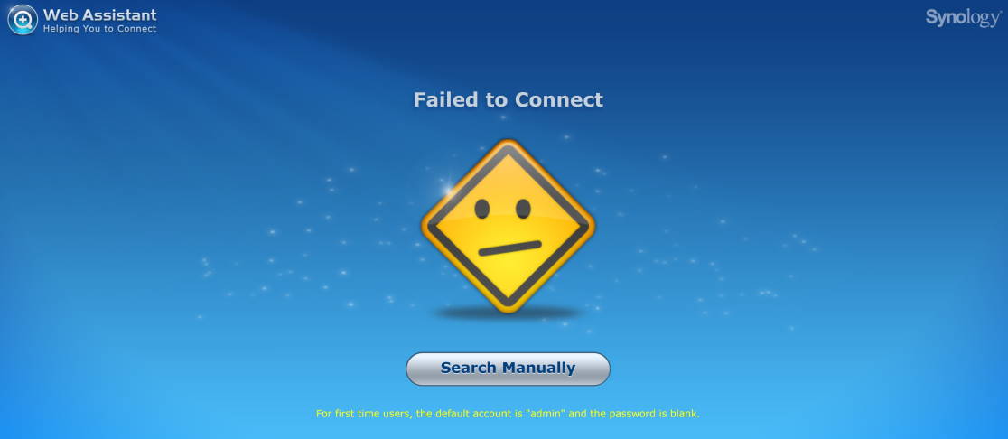 Failed to connect
