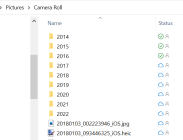 OneDrive file listing